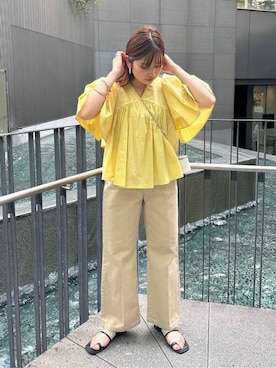 N. STAFFさん（レディース・158cm）の夏コーディネート