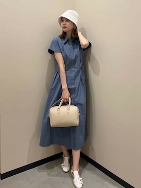 N. STAFFさん（レディース・166cm）の夏コーディネート