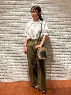 N. STAFFさん（レディース・152cm）の夏コーディネート