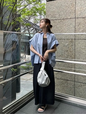 N. STAFFさん（レディース・166cm）の夏コーディネート