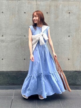 N. STAFFさん（レディース・148cm）の夏コーディネート