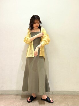 N. STAFFさん（レディース・160cm）の夏コーディネート