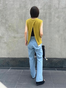 N. STAFFさん（レディース・157cm）の夏コーディネート