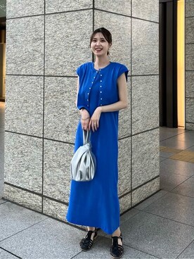 「N.（N. Natural Beauty Basic）（エヌエヌナチュラルビューティーベーシック）のアイテム（アクセサリー）」を使った、N. STAFFさん（レディース・166cm）の夏コーディネート