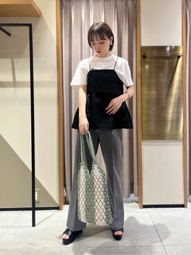 「N.（N. Natural Beauty Basic）（エヌエヌナチュラルビューティーベーシック）のアイテム（アクセサリー）」を使った、N. STAFFさん（レディース・157cm）の夏コーディネート
