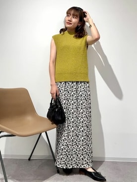 N. STAFFさん（レディース・161cm）の夏コーディネート