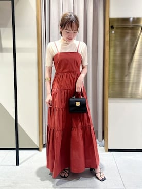 「N.（N. Natural Beauty Basic）（エヌエヌナチュラルビューティーベーシック）のアイテム（アクセサリー）」を使った、N. STAFFさん（レディース・148cm）の夏コーディネート