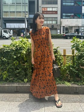 N. STAFFさん（レディース・160cm）の夏コーディネート