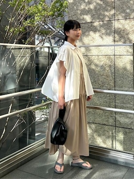 N. STAFFさん（レディース・168cm）の夏コーディネート