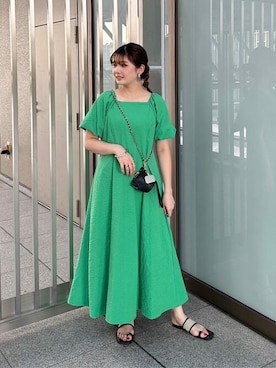 「N.（N. Natural Beauty Basic）（エヌエヌナチュラルビューティーベーシック）のアイテム（アクセサリー）」を使った、N. STAFFさん（レディース・158cm）の夏コーディネート