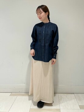 N. STAFFさん（レディース・159cm）の夏コーディネート