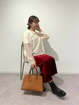 N. STAFFさん（レディース・161cm）の夏コーディネート