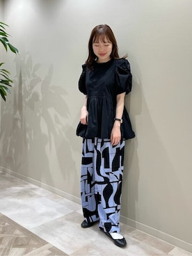 N. STAFFさん（レディース・159cm）の夏コーディネート