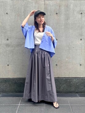 N. STAFFさん（レディース・148cm）の夏コーディネート