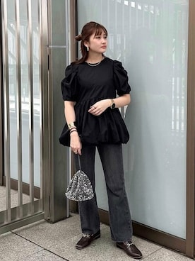 「N.（N. Natural Beauty Basic）（エヌエヌナチュラルビューティーベーシック）のアイテム（アクセサリー）」を使った、N. STAFFさん（レディース・158cm）の夏コーディネート