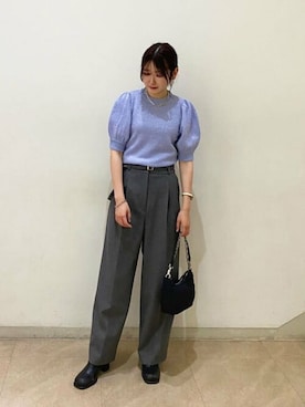 「N.（N. Natural Beauty Basic）（エヌエヌナチュラルビューティーベーシック）のアイテム（アクセサリー）」を使った、N. STAFFさん（レディース・159cm）の秋コーディネート