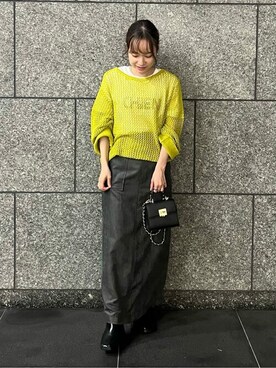 N. STAFFさん（レディース・148cm）の秋コーディネート