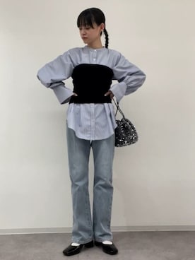 N. STAFFさん（レディース・157cm）の秋コーディネート