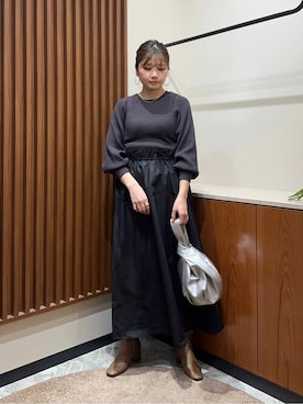 N. STAFFさん（レディース・158cm）の秋コーディネート