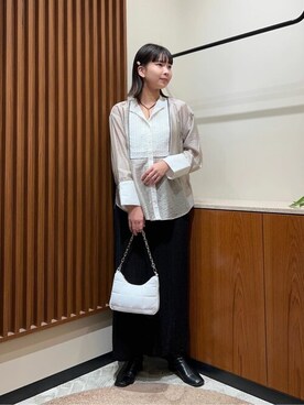 N. STAFFさん（レディース・168cm）の秋コーディネート