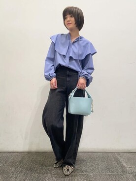 N. STAFFさん（レディース・158cm）の秋コーディネート