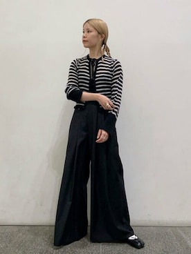 N. STAFFさん（レディース・156cm）の秋コーディネート