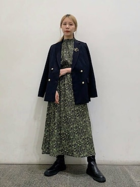 「N.（N. Natural Beauty Basic）（エヌエヌナチュラルビューティーベーシック）のアイテム（テーラードジャケット）」を使った、N. STAFFさん（レディース・156cm）の秋コーディネート