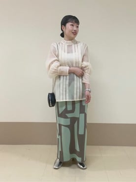 N. STAFFさん（レディース・151cm）の秋コーディネート