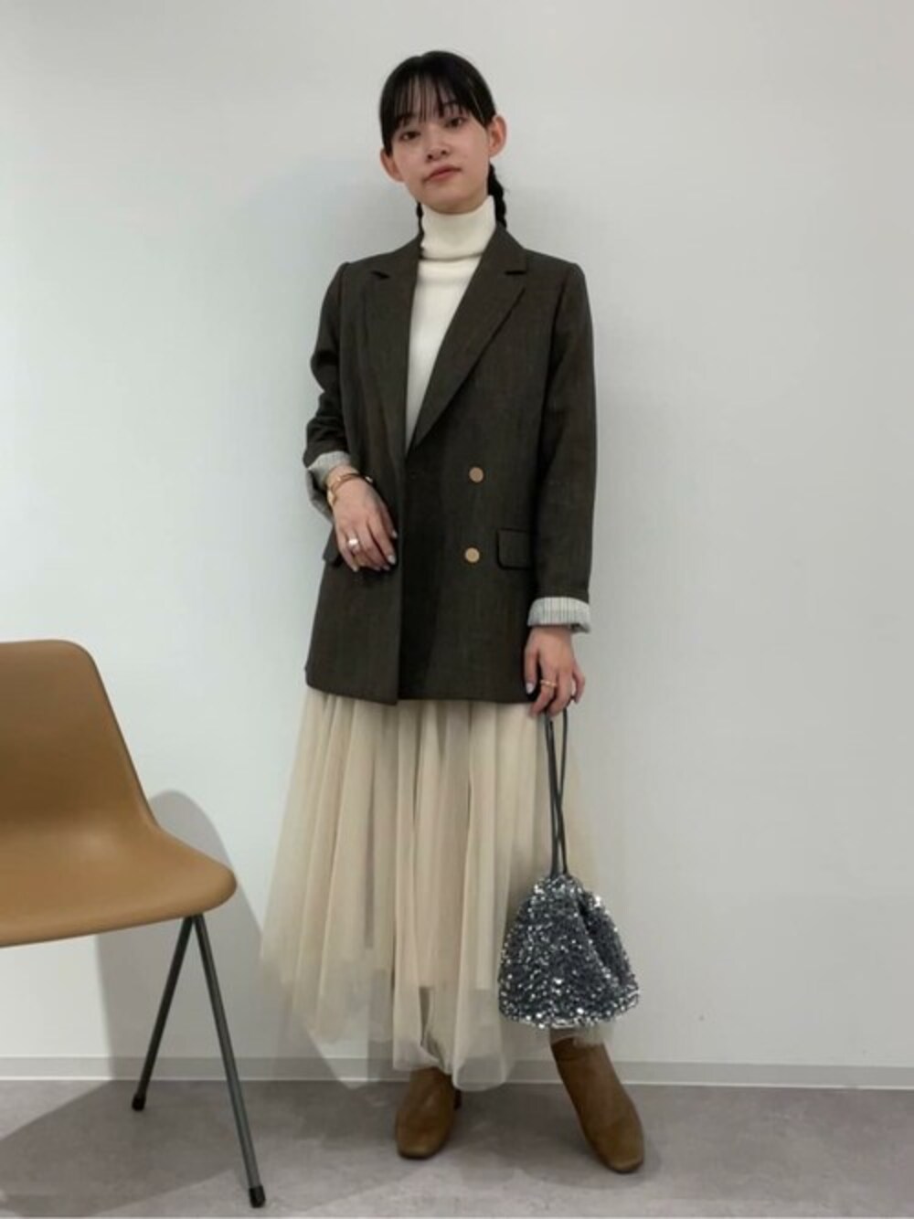 WEB限定】【S Size Line】◇ダブルブレストテーラードジャケットを使っ 