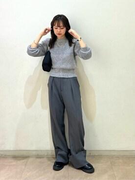 N. STAFFさん（レディース・160cm）の秋コーディネート