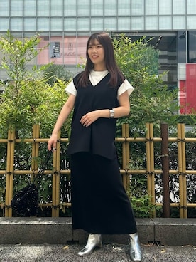 N. STAFFさん（レディース・152cm）の秋コーディネート