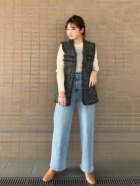 N. STAFFさん（レディース・158cm）の秋コーディネート