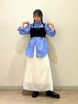 N. STAFFさん（レディース・160cm）の秋コーディネート