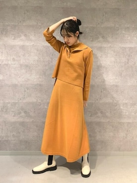 N. STAFFさん（レディース・161cm）の秋コーディネート