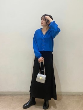 N. STAFFさん（レディース・159cm）の秋コーディネート