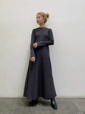 N. STAFFさん（レディース・156cm）の秋コーディネート