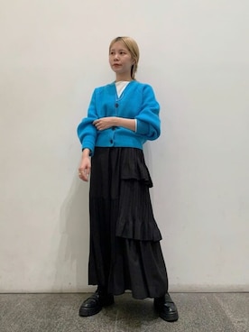 「N.（N. Natural Beauty Basic）（エヌエヌナチュラルビューティーベーシック）のアイテム（アクセサリー）」を使った、N. STAFFさん（レディース・156cm）の秋コーディネート