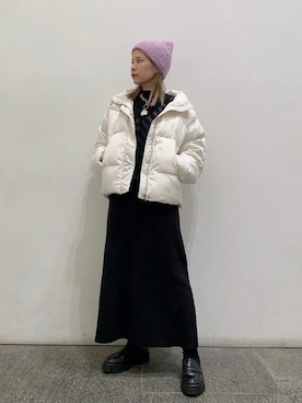 「N.（N. Natural Beauty Basic）（エヌエヌナチュラルビューティーベーシック）のアイテム（ブルゾン）」を使った、N. STAFFさん（レディース・156cm）の秋コーディネート