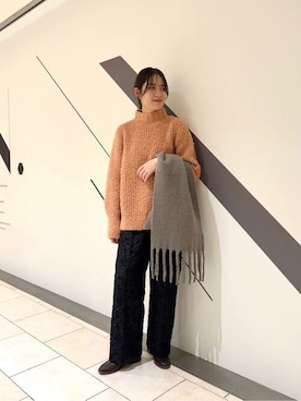 N. STAFFさん（レディース・161cm）の冬コーディネート