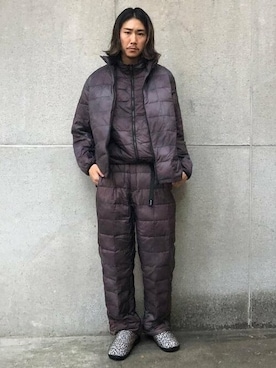 「SUBU（スブ）のアイテム」を使った、bprbeamsさん（メンズ・176cm）の秋コーディネート