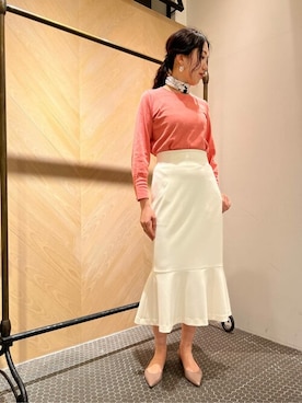 TIARA STAFFさん（レディース・166cm）の冬コーディネート