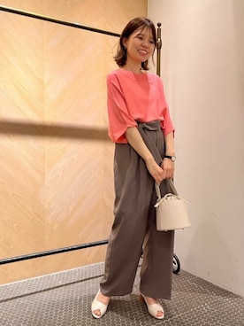 TIARA STAFFさん（レディース・158cm）の春コーディネート