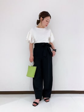 TIARA STAFFさん（レディース・154cm）の夏コーディネート