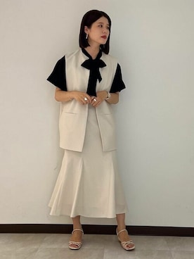 TIARA STAFFさん（レディース・162cm）の夏コーディネート