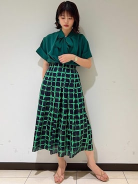 TIARA STAFFさん(レディース・166cm)の夏コーディネート