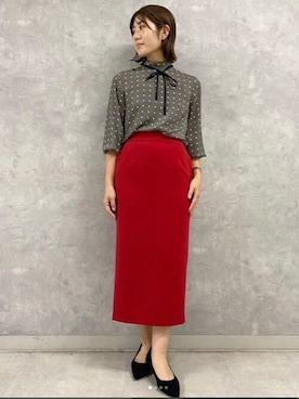 「Tiara（ティアラ）のアイテム」を使った、TIARA STAFFさん（レディース・162cm）の秋コーディネート