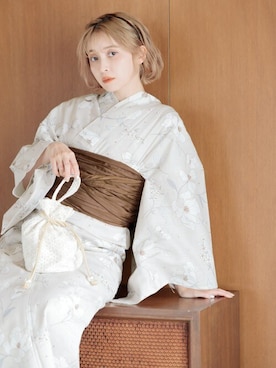 「アイテム（浴衣）」を使った、Ditaさん（レディース・160cm）の夏コーディネート
