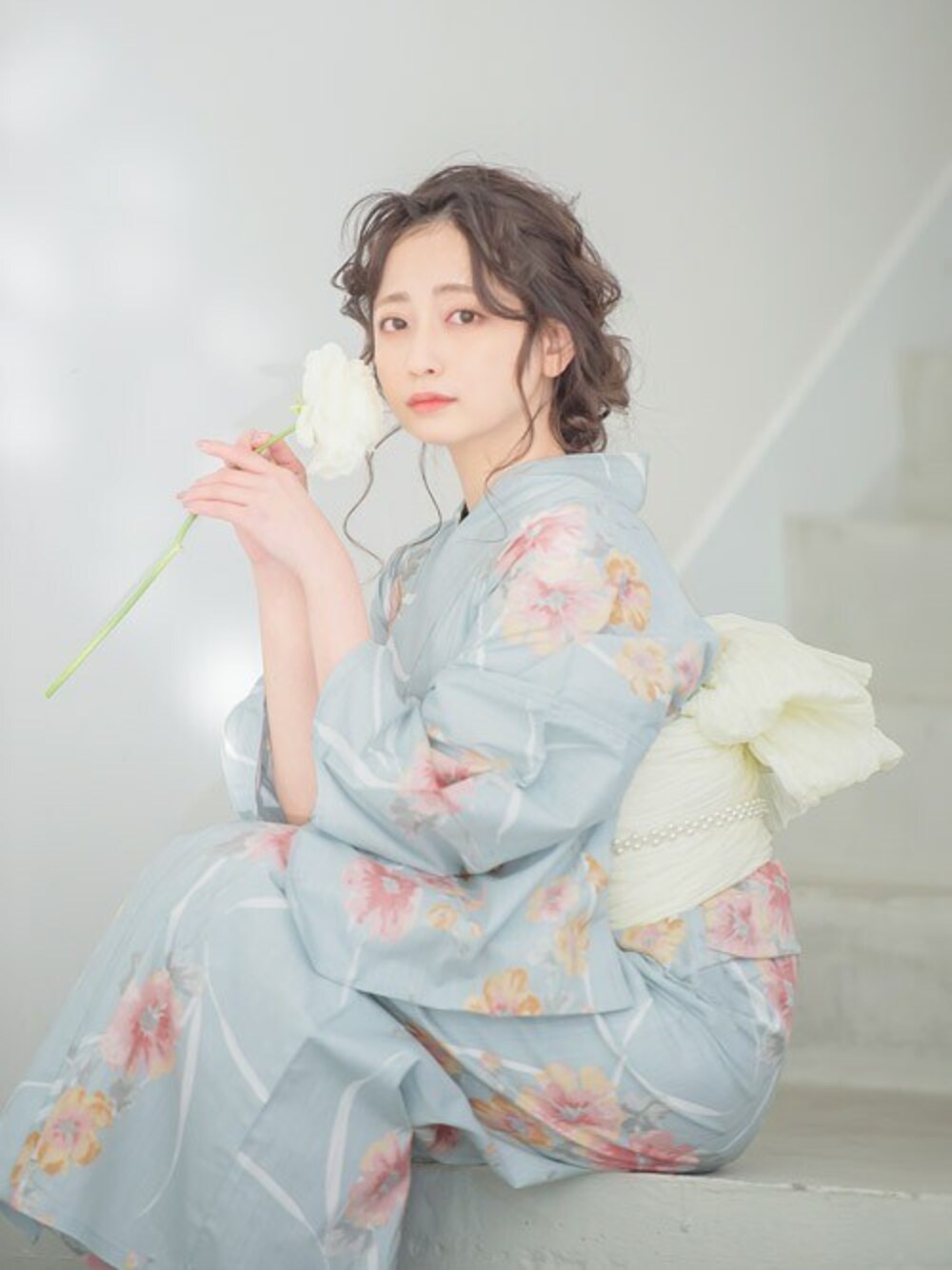 その他の浴衣を着用したレディースの夏コーディネートの1枚目の写真