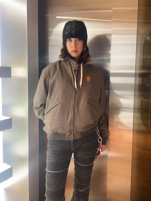 HYSTERIC GLAMOUR ブルゾン アウター SONIC YOUTH/diRty刺繍 リブ