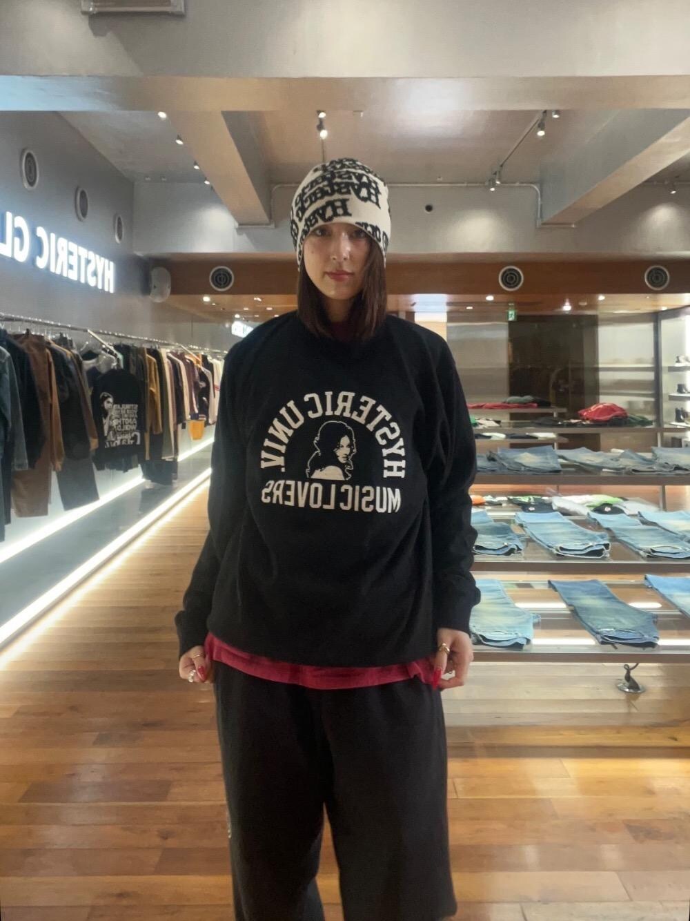 HYSTERIC ヒステリックグラマー スウェット HYSTERIC GLAMOUR（ヒステリックグラマー）の「MUSIC LOVERS